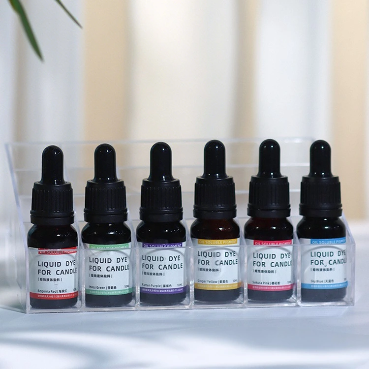 Nestemäiset kynttilävärit